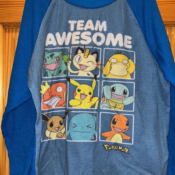 Boys size 8 Pokémon long sleeve pajama set - Picture 7 of 9